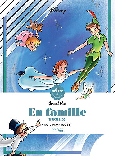 Grands blocs Disney En famille - Tome 2: 60 coloriages