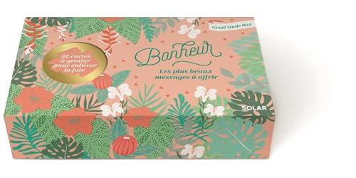 Grattitude Box Bonheur - Les plus beaux messages à offrir - 52 cartes à gratter pour cultiver la joie