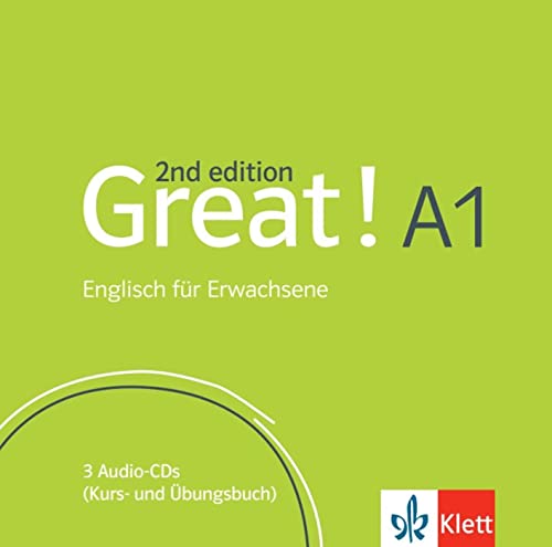 Great! A1, 2nd edition: Englisch für Erwachsene. 3 Audio-CDs (Great! 2nd edition: Englisch für Erwachsene)