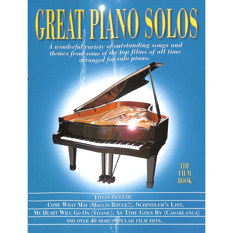 Great piano solos - Film book