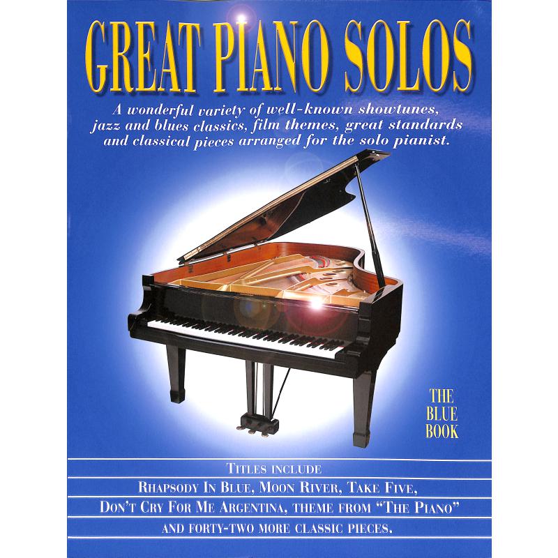 Great piano solos blue book
