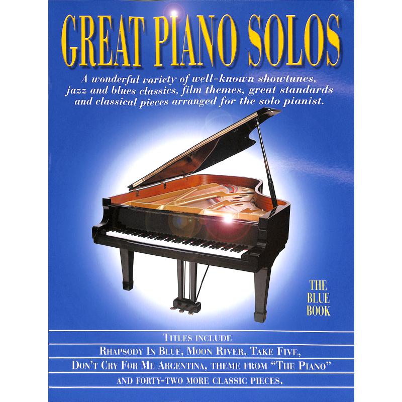 Great piano solos blue book Great piano solos blue book