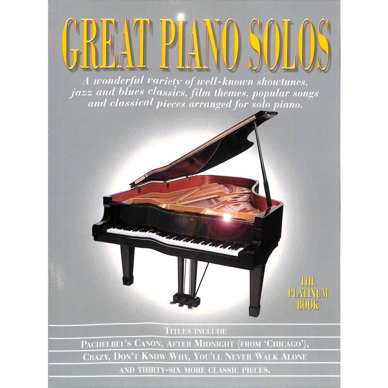 Great piano solos - platinum book Great piano solos - platinum book