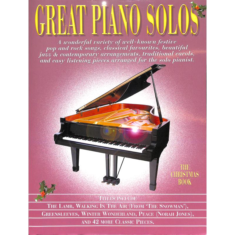 Great piano solos - the christmas book