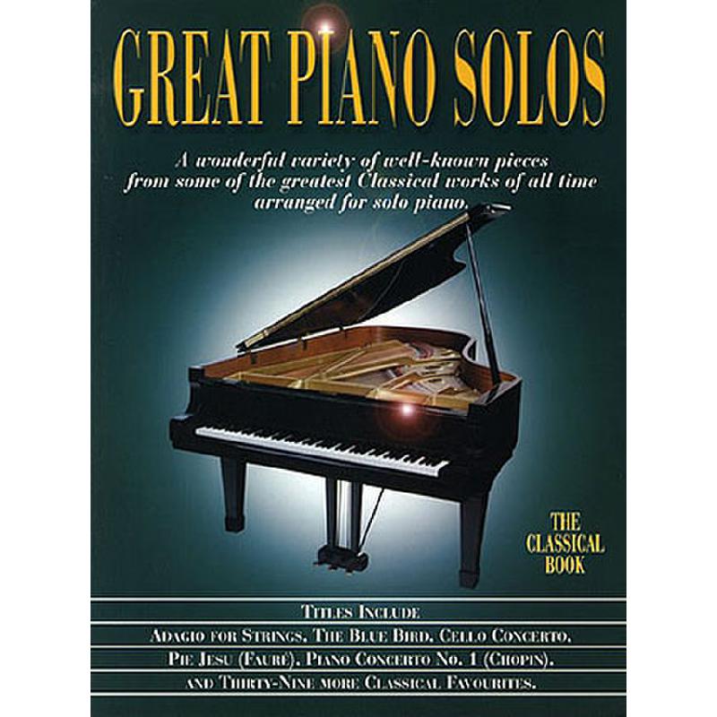 Great piano solos - the classical book