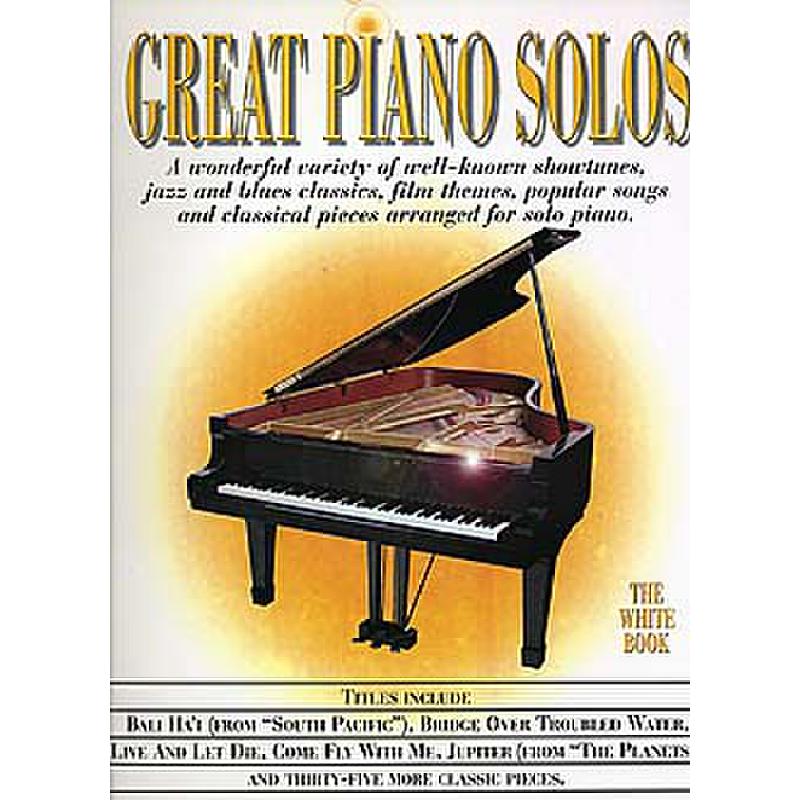 Great piano solos - white book Great piano solos - white book