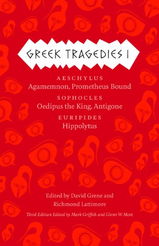 Greek Tragedies 1: Aeschylus: Agamemnon, Prometheus Bound; Sophocles: Oedipus the King, Antigone; Euripides: Hippolytus (The Complete Greek Tragedies) von University of Chicago Press