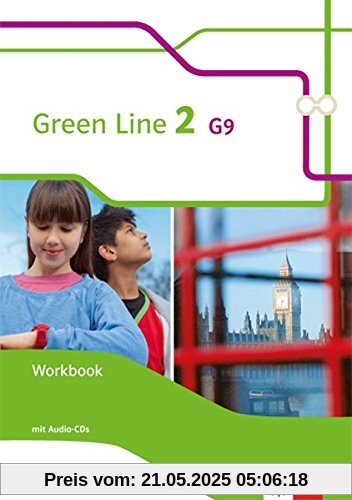 Green Line / 7. Klasse G 9: Workbook + 2 Audio-CDs