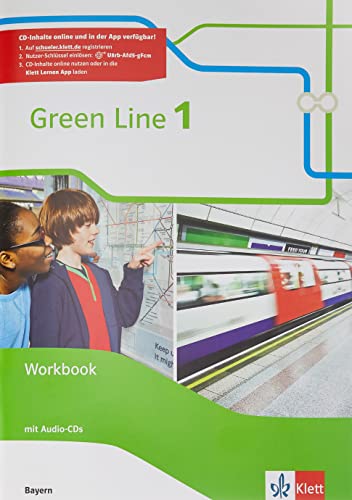 Green Line 1. Ausgabe Bayern: Workbook mit Audios 5. Klasse (Green Line. Ausgabe für Bayern ab 2017)