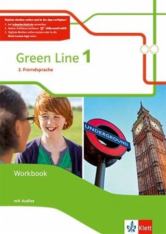 Green Line 1. Ausgabe 2. Fremdsprache ab 2018. Workbook mit Audios Klasse 6 von Klett