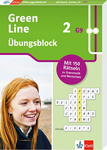 Green Line 2 G9 (ab 2019) Klasse 6 - Übungsblock zum Schulbuch: 150 Rätsel zu Grammatik und Wortschatz (Green Line Übungsblock) von Klett Lerntraining