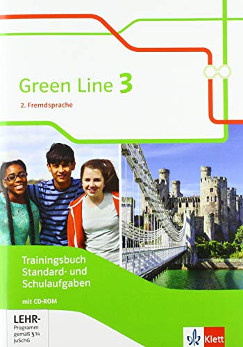 Green Line 3. 2. Fremdsprache: Trainingsbuch Standard- und Schulaufgaben, Heft mit Lösungen und Mediensammlung Klasse 8 (Green Line. Ausgabe 2. Fremdsprache ab 2018)