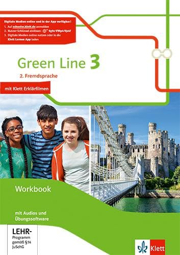 Green Line 3. 2. Fremdsprache: Workbook mit Audios und Übungssoftware Klasse 8: Workbook mit Audio-CDs und Übungssoftware Klasse 8 (Green Line. Ausgabe 2. Fremdsprache ab 2018)