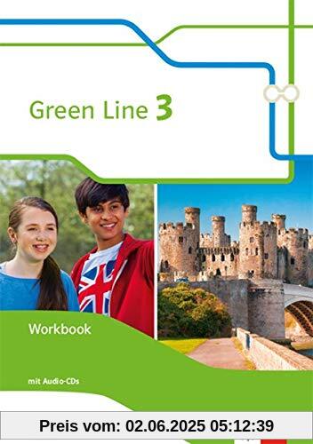 Green Line 3. Ausgabe Bayern: Workbook mit Audio-CD 7. Klasse (Green Line. Ausgabe für Bayern ab 2017)