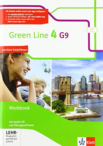 Green Line 4 G9: Workbook mit Audios und Übungssoftware Klasse 8 (Green Line G9. Ausgabe ab 2015)