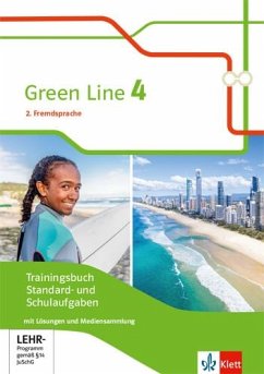 Green Line 4. Ausgabe 2. Fremdsprache. Trainingsbuch Standard- und Schulaufgaben, Heft mit Lösungen und CD-Extra Klasse 9 von Klett