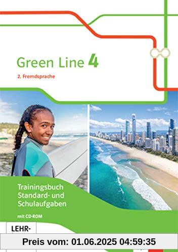 Green Line 4. Ausgabe 2. Fremdsprache: Trainingsbuch Standard- und Schulaufgaben, Heft mit Lösungen und Mediensammlung Klasse 9 (Green Line. Ausgabe 2. Fremdsprache ab 2018)