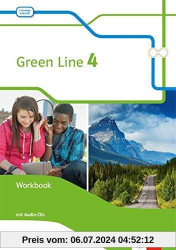 Green Line 4. Ausgabe Bayern: Workbook mit Audio-CDs 8. Klasse (Green Line. Ausgabe für Bayern ab 2017)
