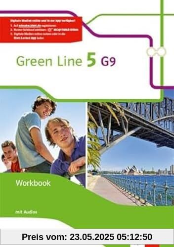 Green Line 5 G9: Workbook + Audio CD Klasse 9 (Green Line G9. Ausgabe ab 2015)