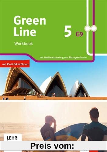 Green Line 5 G9: Workbook mit Mediensammlung und Übungssoftware Klasse 9 (Green Line G9. Ausgabe ab 2019)