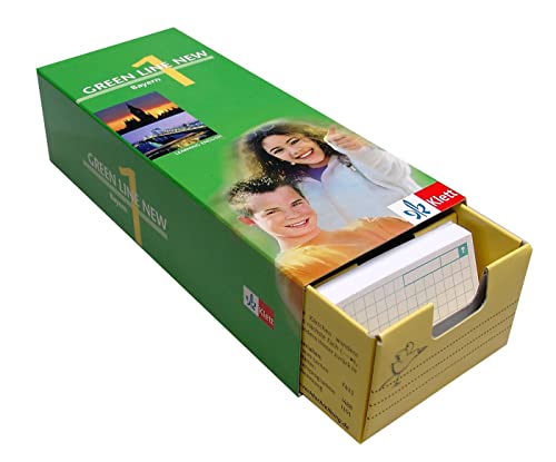 Green Line New Bayern 1 - Vokabel-Lernbox zum Schülerbuch: 1. Lernjahr passend zum Lehrwerk (Green Line NEW. Ausgabe für Bayern) von Klett Lerntraining