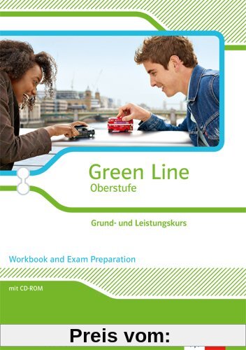 Green Line Oberstufe - Ausgabe 2015 / Workbook and exam preparation mit CD-extra Klasse 11/12 (G8), Klasse 12/13 (G9).  Ausgabe für Nordrhein-Westfalen: Grund- und Leistungskurs
