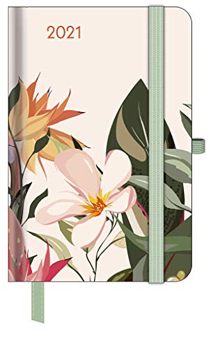 GreenLine Diary Floral 2021 - Buchkalender - Taschenkalender - 10x15 von teNeues Calendar & Statio