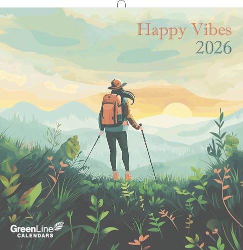 GreenLine Happy Vibes 2026 - Wand-Kalender - Broschüren-Kalender - 30x30 - 30x60 geöffnet GreenLine Happy Vibes 2026 - Wand-Kalender - Broschüren-Kalender - 30x30 - 30x60 geöffnet von GreenLine