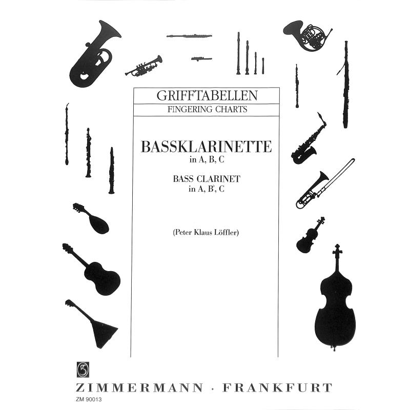 Grifftabelle Bassklarinette