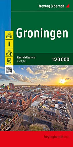 Groningen, Stadtplan 1:20.000, freytag & berndt: Stadsplattegrond schaal 1 : 20.000 (freytag & berndt Stadtpläne)
