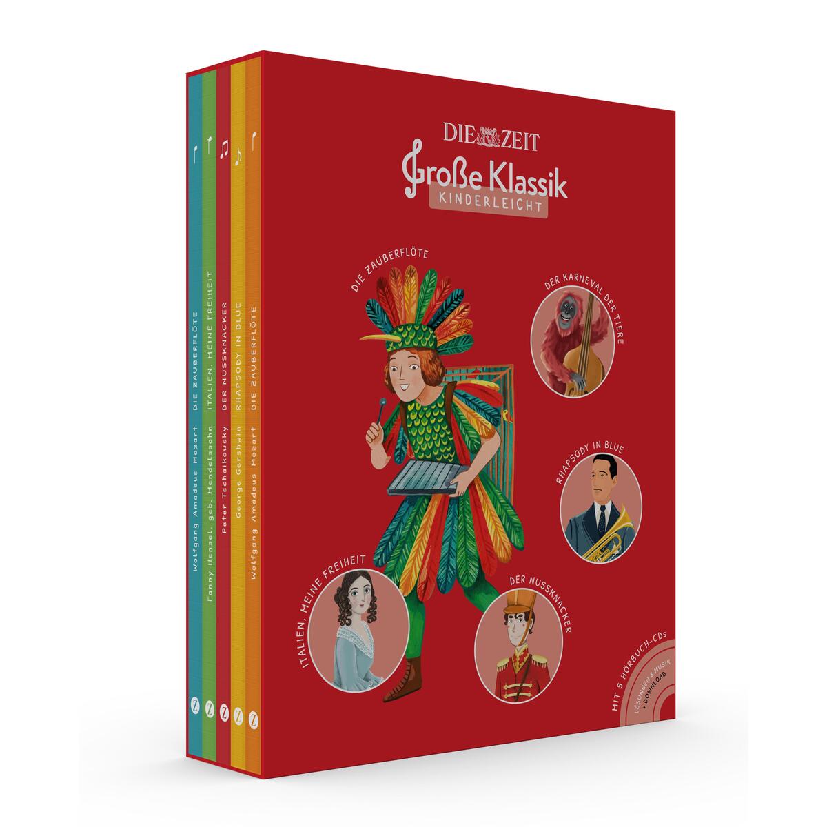 Große Klassik kinderleicht. DIE ZEIT-Edition. (5er-Buchschuber) von Amor Verlag GmbH