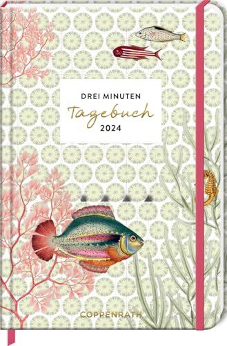 Großer Wochenkalender: 3 Minuten Tagebuch 2024 - Korallen (I love my Ocean) von COPPENRATH, MÜNSTER