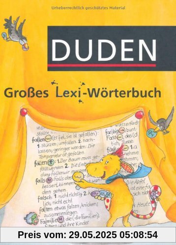 Großes Lexi-Wörterbuch: 1.-4. Schuljahr - Wörterbuch: Festeinband Großes Lexi-Wörterbuch: 1.-4. Schuljahr - Wörterbuch: Festeinband