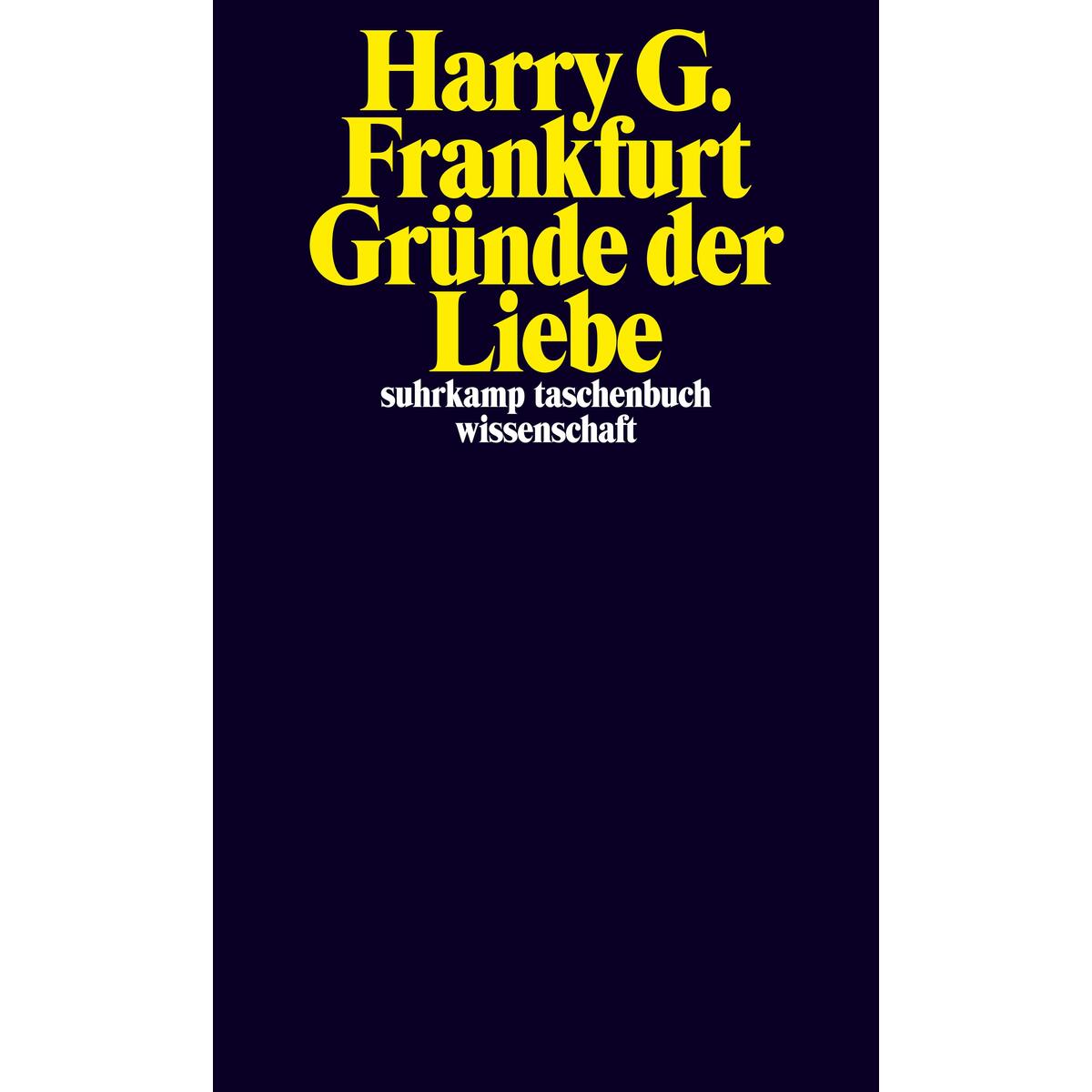 Gründe der Liebe von Suhrkamp Verlag AG