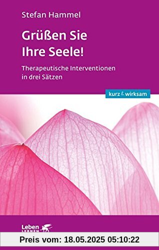 Grüßen Sie Ihre Seele!: Therapeutische Interventionen in drei Sätzen