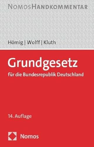 Grundgesetz für die Bundesrepublik Deutschland: Handkommentar (Grundgesetz für die BRD) von Nomos