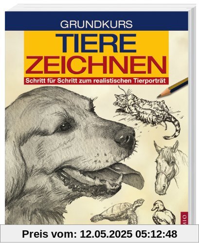 Grundkurs Tiere zeichnen: Schritt für Schritt zum realistischen Tierporträt