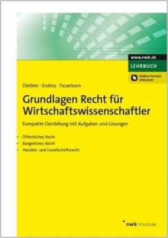 Grundlagen Recht für Wirtschaftswissenschaftler von NWB Verlag