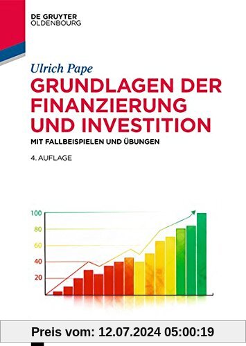 Grundlagen der Finanzierung und Investition: Mit Fallbeispielen und Übungen (De Gruyter Studium)