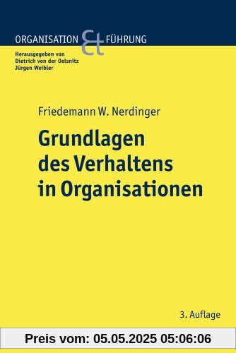 Grundlagen des Verhaltens in Organisationen (Organisation Und Fuhrung)