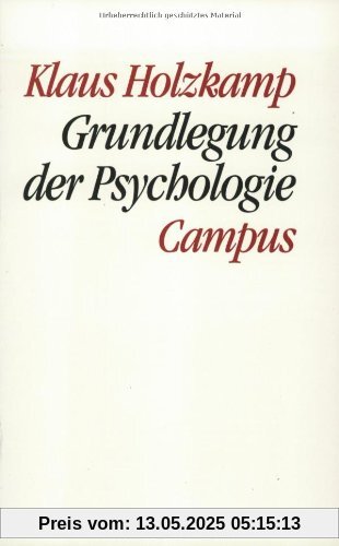 Grundlegung der Psychologie