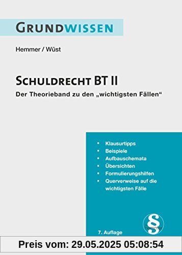 Grundwissen Schuldrecht BT II (Skript Zivilrecht) (Skripten - Zivilrecht)