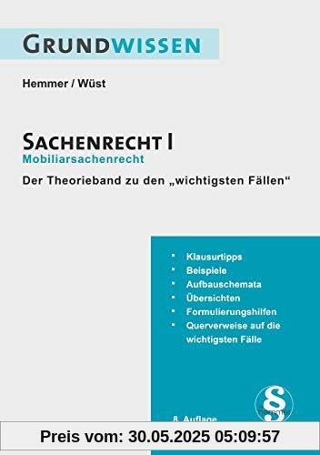 Grundwisssen Sachenrecht I (Skripten - Zivilrecht)