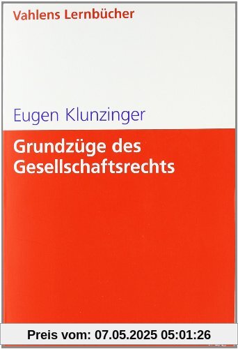 Grundzüge des Gesellschaftsrechts