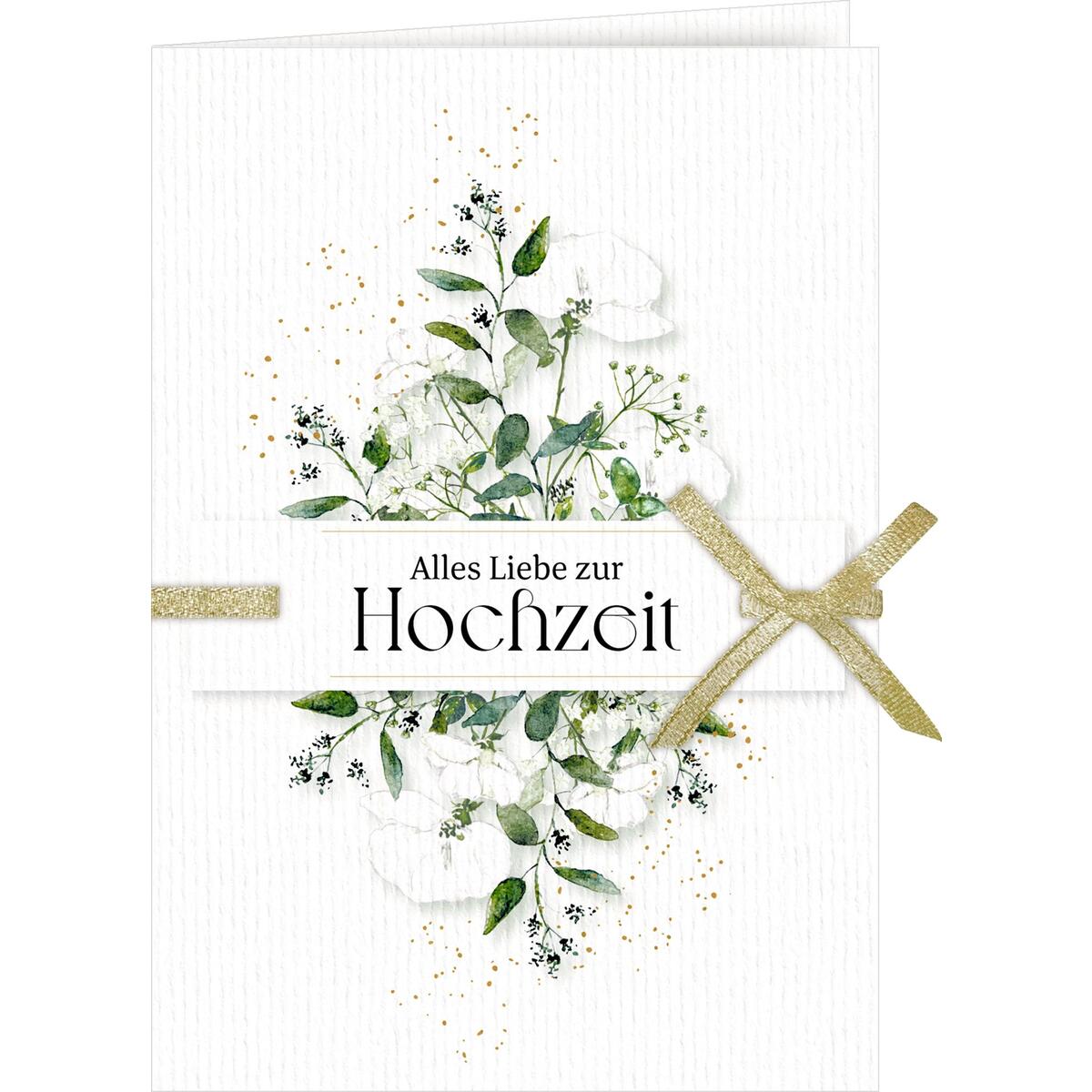 Grußkarte mit Kuvert - Alles Liebe zur Hochzeit Grußkarte mit Kuvert - Alles Liebe zur Hochzeit von Coppenrath