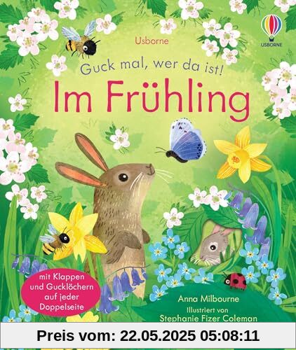 Guck mal, wer da ist! Im Frühling: Pflanzen und Tiere im Frühjahr entdecken – Sachbilderbuch für Kinder ab 3 Jahren (Guck-mal-wer-da-ist-Reihe)