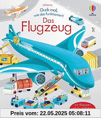 Guck mal, wie das funktioniert! Das Flugzeug: mit Klappen und Gucklöchern auf jeder Seite Guck mal, wie das funktioniert! Das Flugzeug: mit Klappen und Gucklöchern auf jeder Seite
