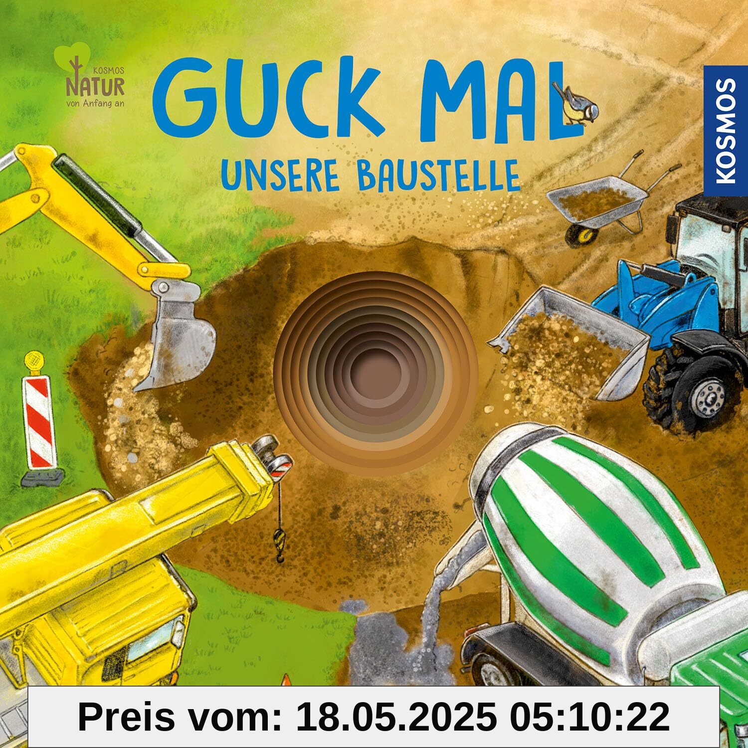 Guck mal unsere Baustelle: Die erfolgreiche Reihe mit beliebten Baustellenfahrzeugen wie Bagger, Kran und Lastwagen, für die allerkleinsten Bauarbeiter! Mit einem Schatz am Ende.