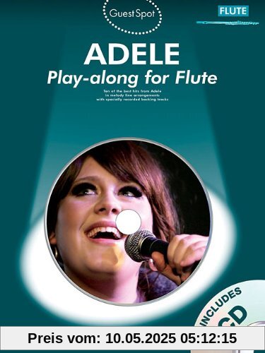 Guest Spot Adele Playalong For Flute Flt Book/CD