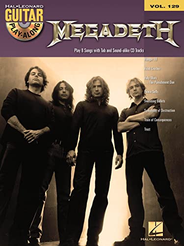 Guitar Play-Along Volume 129: Megadeth -Play-Along Gitarre- (Book, CD): Play-Along, (mit) Tonträger für Gitarre (Guitar Play-Along, 129)